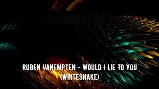 Would I Lie To You - Whitesnake (Drumcover #2)