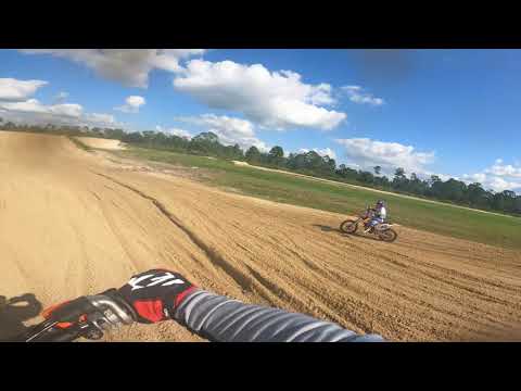 Ryan following Krista around The Sandlot Offroad Park AM Track!