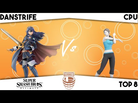Smashing Barrels Top 8 — DanStrife (Lucina) vs CPU (Wii Fit Trainer)