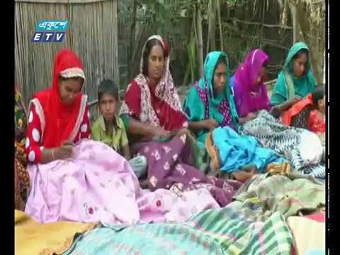 রপ্তানী হচ্ছে মেহেরপুরে নকশিকাঁথা