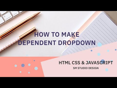 How To Make Dependent Dropdown Using Html Css Javascript Beginners Tutorials