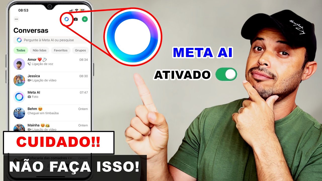 Cuidado!! Meta AI no Whatasapp, Não faça isso na inteligencia artificial