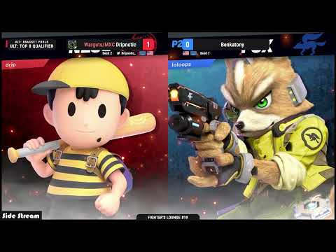 Dripnotic vs Benkatony | Pools: Top 8 Qualifier (winners) | Fighter's Lounge #19 | ULT: Singles