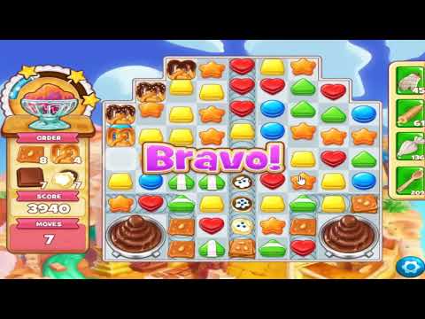 Cookie Jam Level 4256(with mandatory boosters)