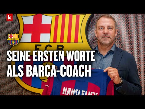 "Mein Hunger nach Titeln ist groß" - So stellt sich Flick den Barça-Fans vor | FC Barcelona
