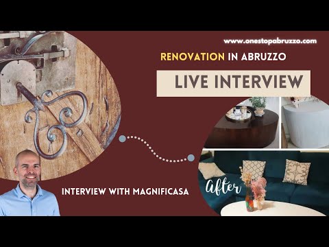 Exploring Abruzzo Exclusive Real Estate Tour Renovation Expert Interview With magnifiCasa | Italy