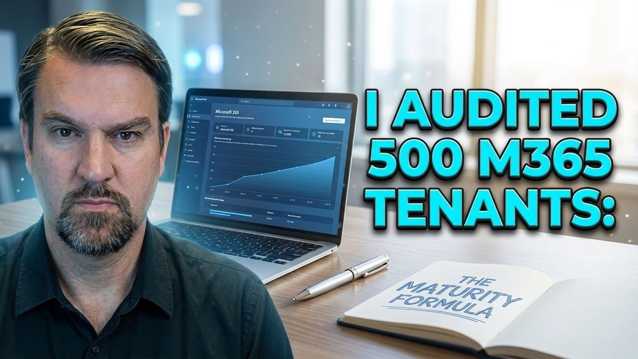 I Audited 500 Microsoft 365 Tenants – Here’s the Real Maturity Formula