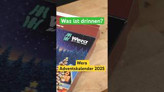 Wera Adventskalender 2025 YouTube Shorts Unboxing Video