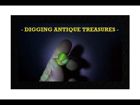 Dump Digging Archaeology - Antiques - Marbles - GLOWING Marble - Bottle Digging - Ohio Valley -