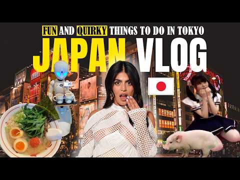 Japan Travel Vlog: Fun & Quirky Things To Do In Tokyo | #japanvlog #travelvlog