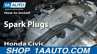 How to Replace Spark Plugs 92-00 Honda Civic