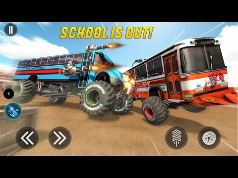 Monster bus derby dustruction gameplay 1|Monster Bus Derby Destruction 2020 Crash Stunts