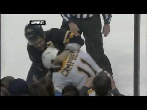 Patrick Kaleta vs Gregory Campbell fight 2.10.2013