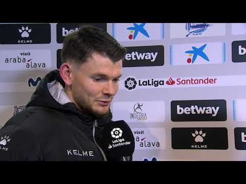Alaves winger Oliver Burke delighted with first La Liga goal