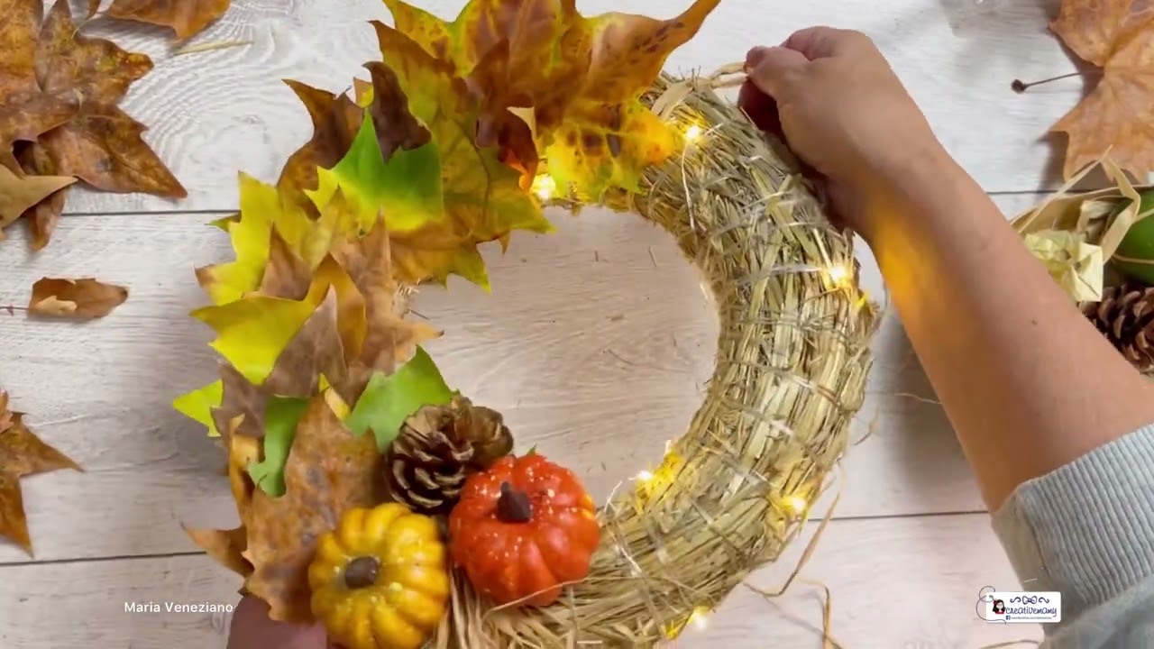 Tutorial ghirlanda d’autunno super facile
