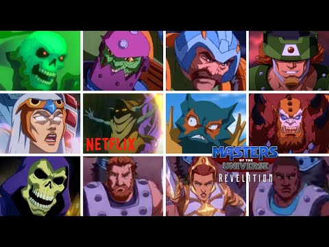 Masters of the Universe Revelation All Characters Revealed!!!