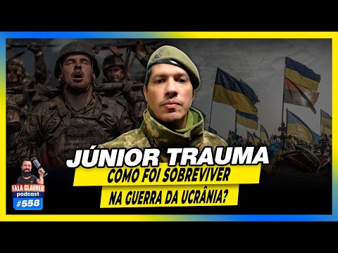 MÉDICO de COMBATE da UCRÂNIA: COMO é SOBREVIVER na GUERRA? (JÚNIOR TRAUMA)