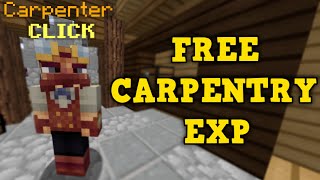 HOW TO GET FREE CARPENTRY EXP + 50M EXP / HOUR - HYPIXEL