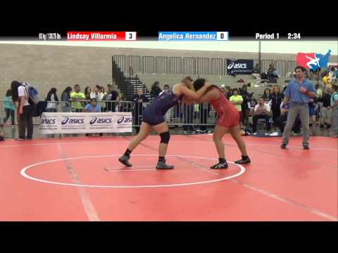 FILA Junior 63 kg / 138.75 lbs. - Lindsay Villarmia vs. Angelica Hernandez