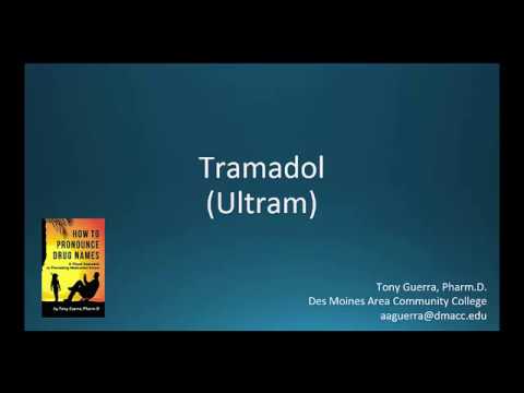 (CC) How to Pronounce tramadol (Ultram) Backbuilding Pharmacology