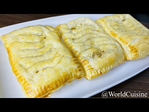 Chicken Bake | Greggs Style | Chicken Pasty Recipe by World Cuisine
