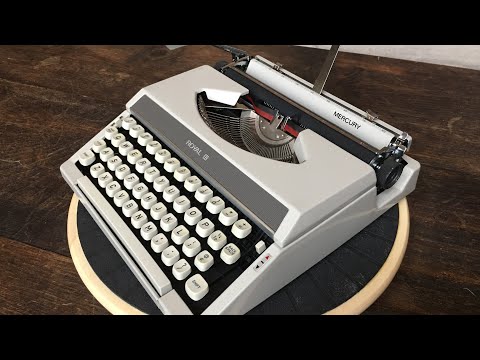 TypewriterMinutes - Typewriter Review: 1970 Royal Mercury (Silver Seiko)