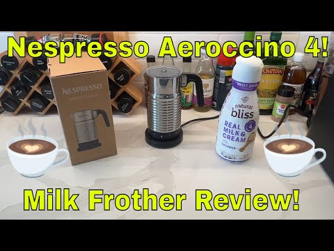 Nespresso Aeroccino 4 Milk Frother Review! Best Espresso Hot Milk Frother 2025!