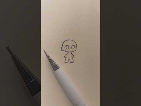 simple chibi drawing 😊 #art #drawing