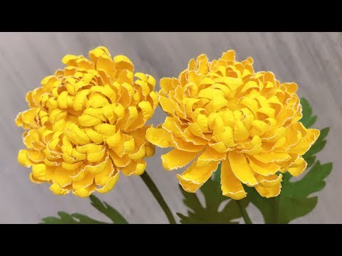 ABC TV | How To Make Chrysanthemum Paper Flower With Shape Punch #1 - Craft Tutorial