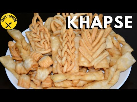 HOW TO MAKE TIBETAN KHAPSE │ KHAPSE RECIPE │ KHABSEY │ TIBETAN COOKIE │ KHAPSE DESIGN