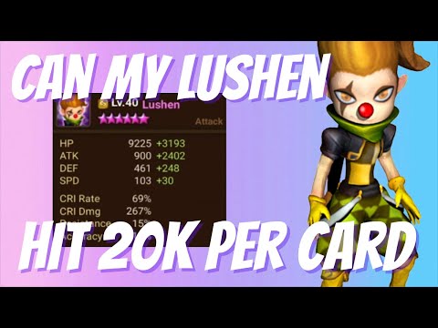 Can My Lushen Hit 20K Per Card Without Dark String Master?!