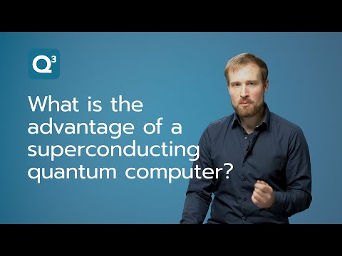 What is the advantage of a superconducting quantum computer?