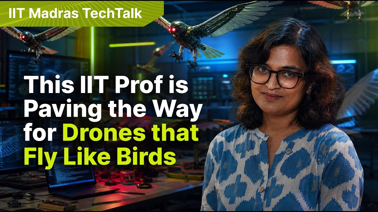 IIT Madras Tech Talk thumbnail: bird-like drones