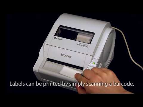Standalone Solution using a Brother Professional Label Printer with a Barcode Reader