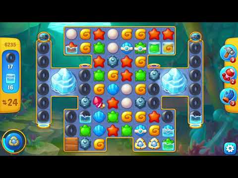 [FISHDOM Walkthrough] Level 6235 (Qua màn - Fishdom)