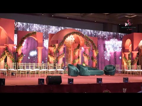 Elegant Reception Decor | Snehit & Mahek | Signature Events By SKG | Suryakamal Gupta (SKG)