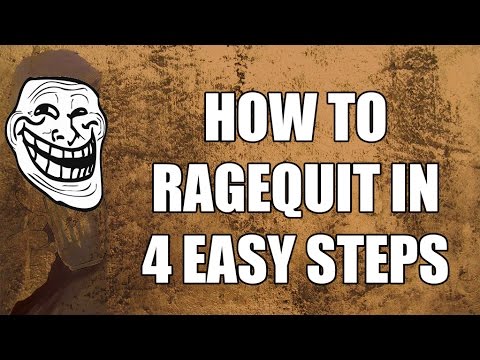 How to Rage Quit in 4 Easy Steps: Starcraft 2