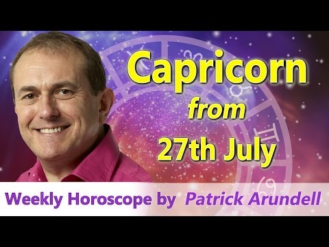 Capricorn Weekly Horoscope from 27th July 2015