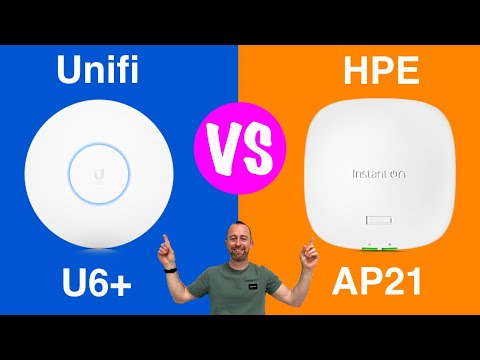 HPE Networking Instant On AP21 vs Ubiquity Unifi U6+ -  WHICH ONE SHOULD YOU BUY?