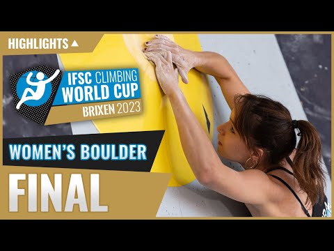 Höhepunkte des Boulder-Finales der Frauen || Brixen 2023