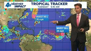 Tuesday tropical update: Tracking 2 systems in the Atlantic