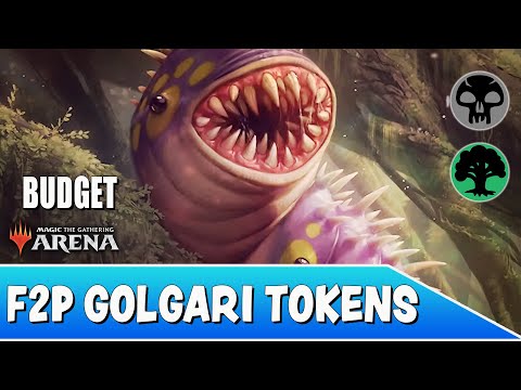 DRAIN N GAIN ZERO RARE STRIXHAVEN STANDARD DECK - Golgari Tokens - F2P | Budget MTG Arena