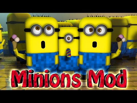 TheAtlanticCraft - Minecraft | MINIONS MOD Showcase! (Minions Movie, Despicable Me, Gru)