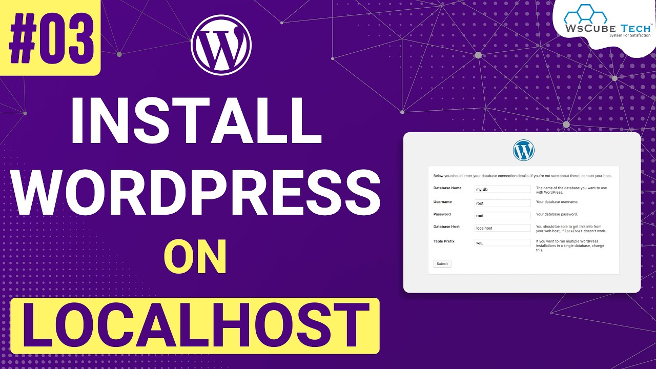 How to install WordPress on Localhost | WordPress Localhost Tutorial
