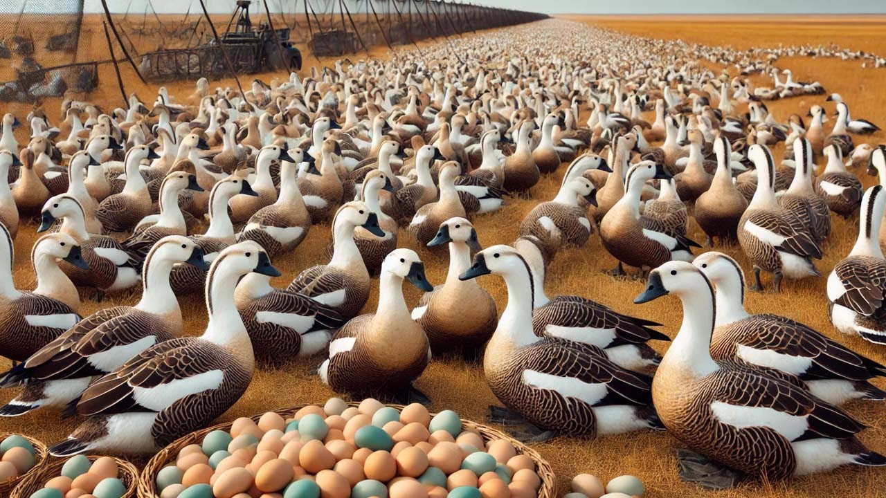 Russian Farmers Raise Millions Of Geese And Ducks This Way