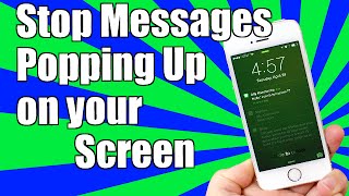How To Stop Messages From Popping Up on iPhone Lock Screen