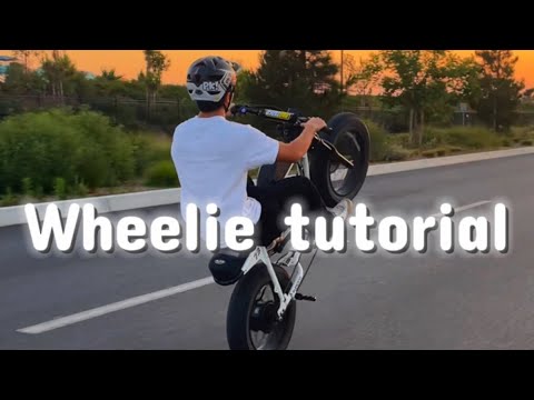 How to wheelie a super73 e-bike