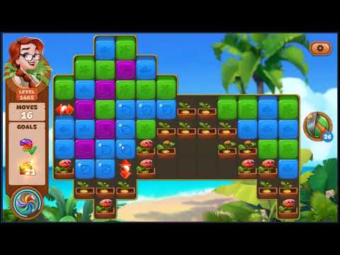 Lost Island Blast Adventure Level 1465 - NO BOOSTERS 🏝️ | SKILLGAMING ✔️