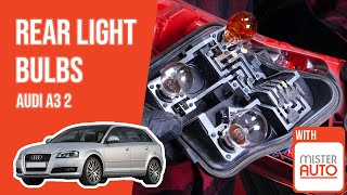 Youtube thumbnail of video "How to replace the rear light bulbs Audi A3 mk2 Sportback 💡"