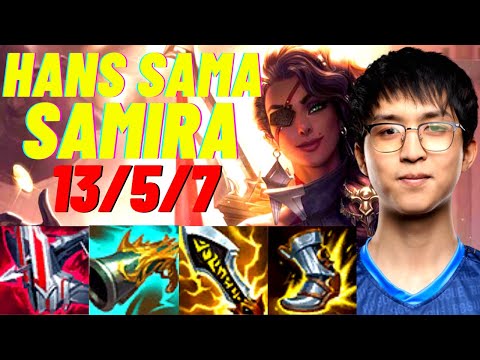 RGE HANSSAMA PLAYS SAMIRA VS ASHE ADC |EUW CHALLENGER PATCH 11.3| [League of Legends] Full Gameplay